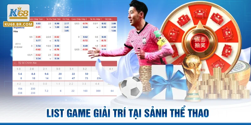 List game giải trí tại sảnh Thể Thao 